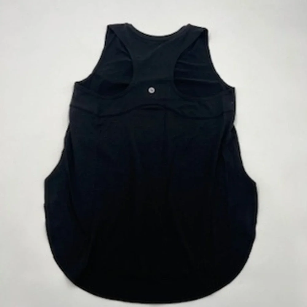 Baleaf Womens Black Racerback Athletic Tank Top High Low Hem Size XS New - Picture 3 of 10